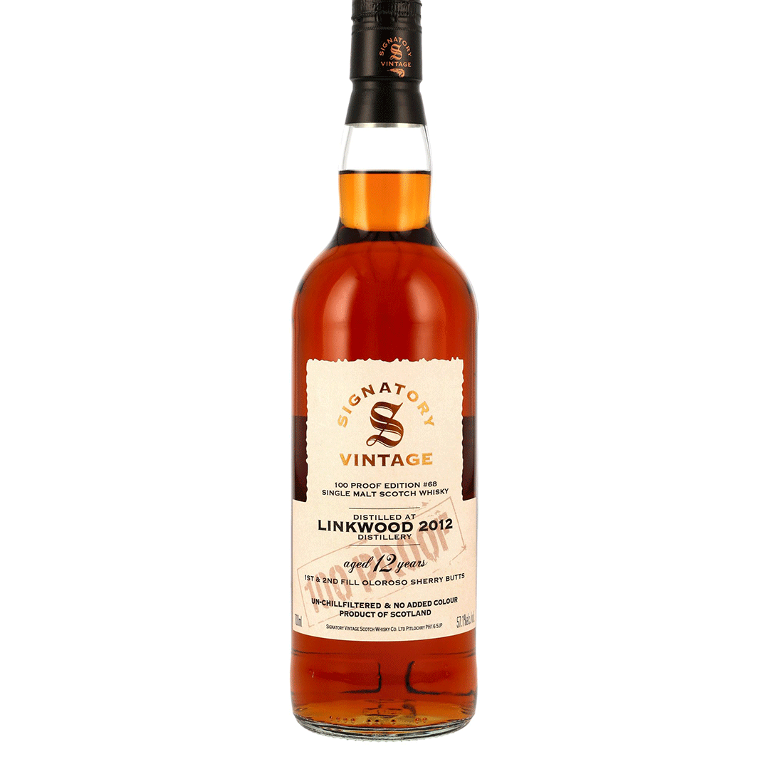 Linkwood 2012/2025 - 12 Jahre - 1st & 2nd Fill Oloroso Sherry Butts - Signatory 100 PROOF Edition #68