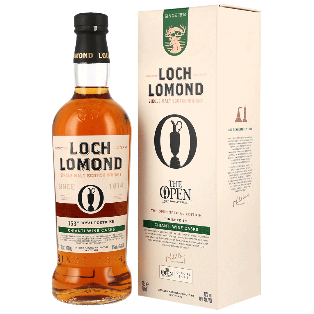 Loch Lomond The Open 153rd Royal Portrush - Chianti Wine Casks Finish