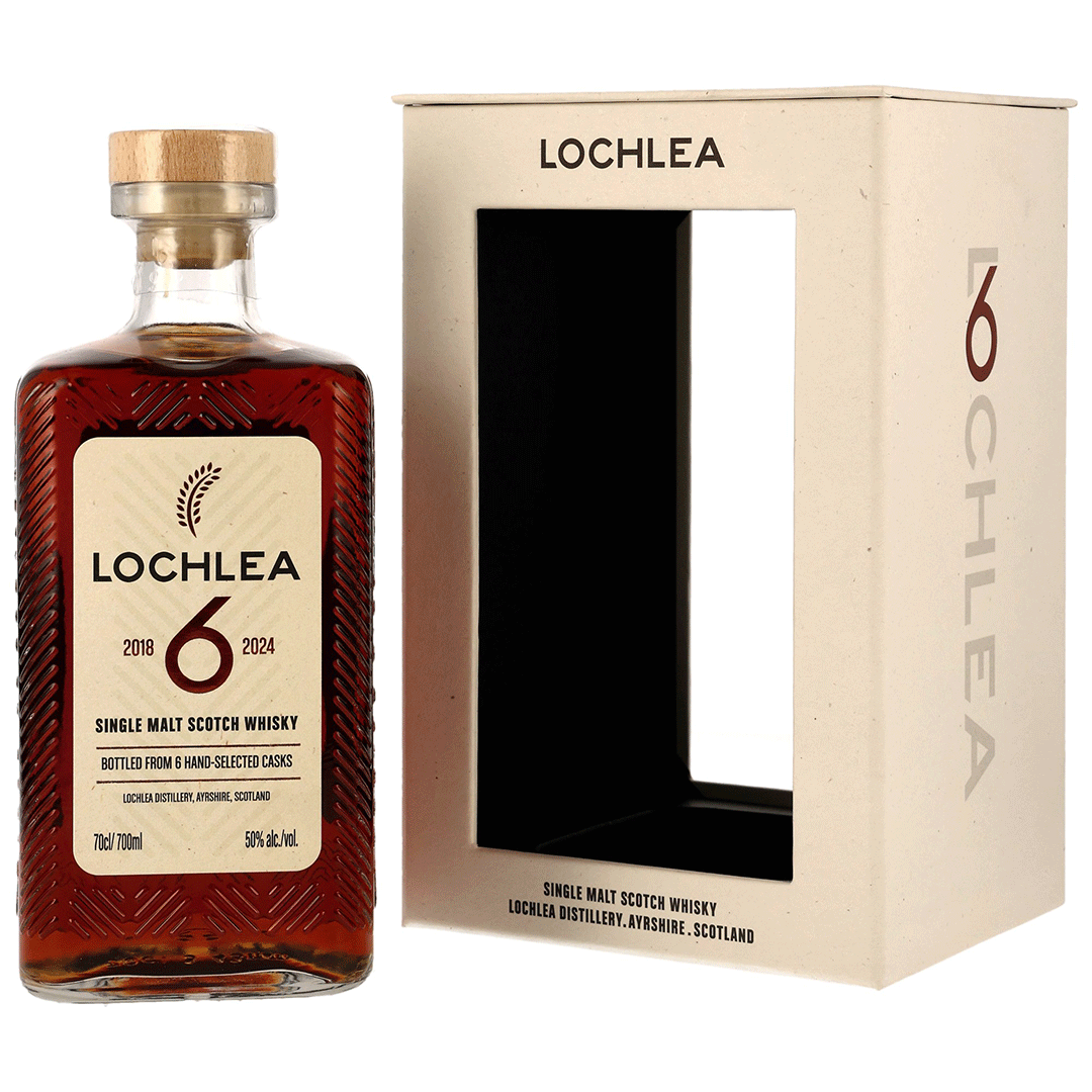 Lochlea 2018/2024 - 6 Jahre - 1st Fill Bourbon & Oloroso Sherry Casks - Fassnummern 132, 135, 138 & 250, 251, 252