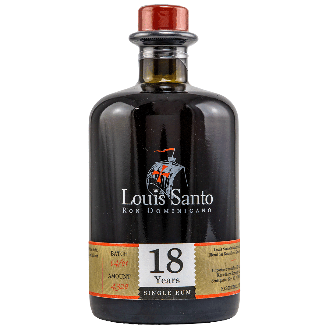 Louis Santo Single Rum 18 Jahre - Bourbon Cask Finish