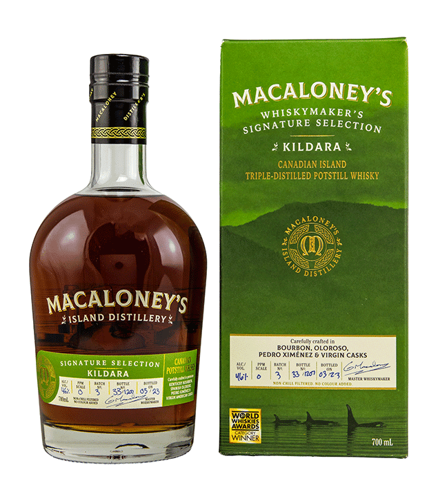 Macaloney`s - Kildara Triple Distilled - Canadian Single Malt