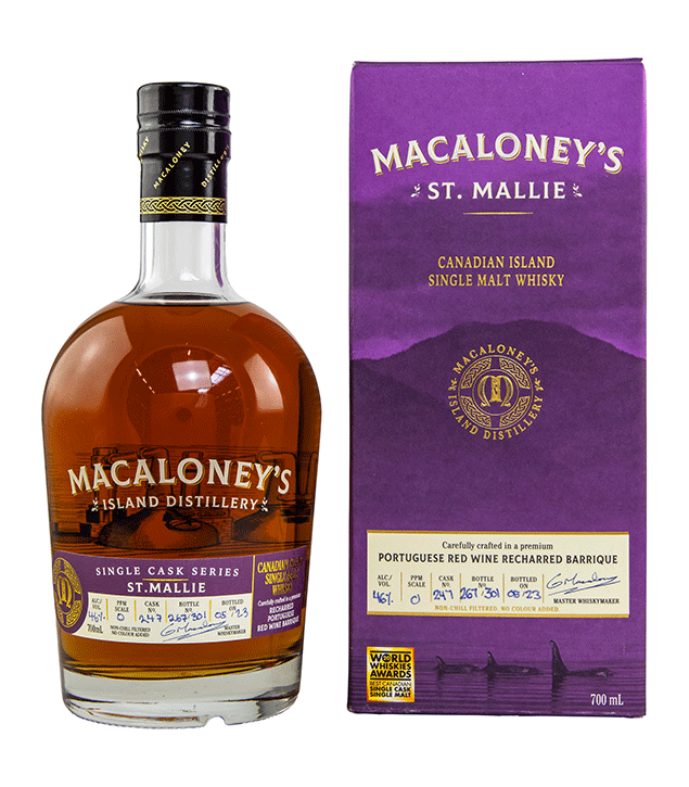 Macaloney`s - St. Mallie Portuguese Red Wine Barrique - Canadian Single Malt - Batch 3