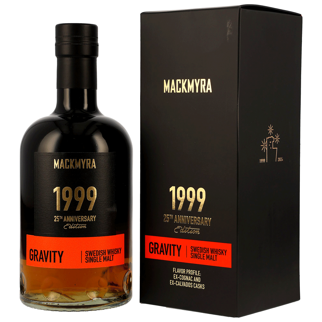 Mackmyra Gravity - Ex-Cognac & Ex-Calvados Casks - 25th Anniversary Edition