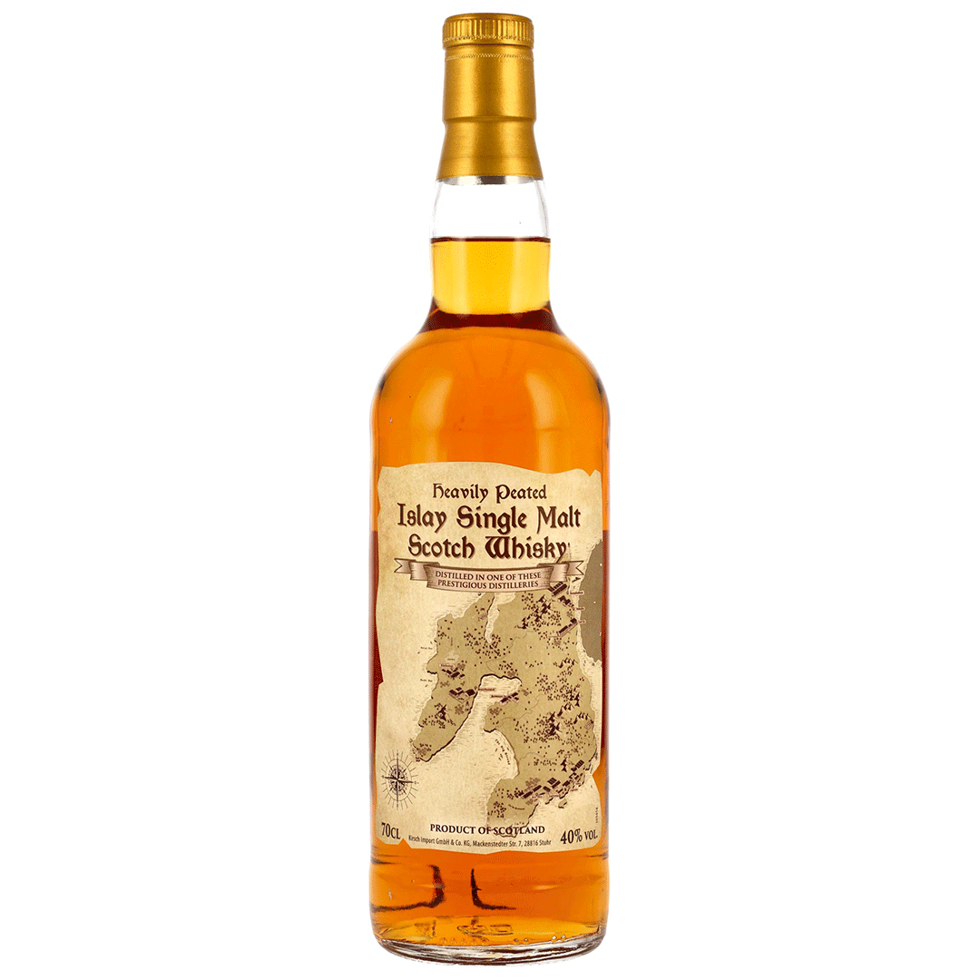 Map of Islay Heavily Peated Islay Single Malt