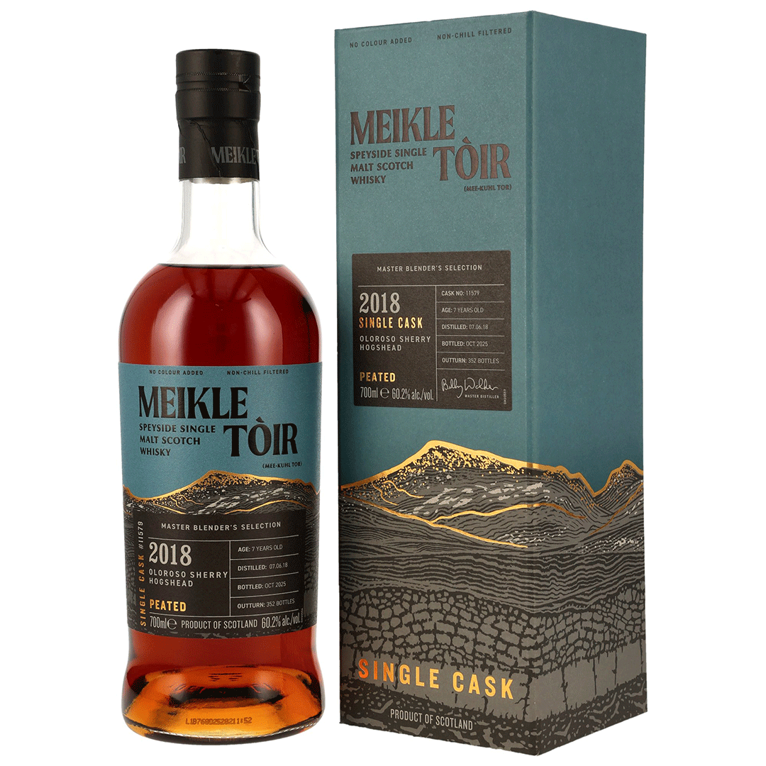 Meikle Toir 2018/2025 - 7 Jahre - Oloroso Sherry Cask - Fassnummer 11579