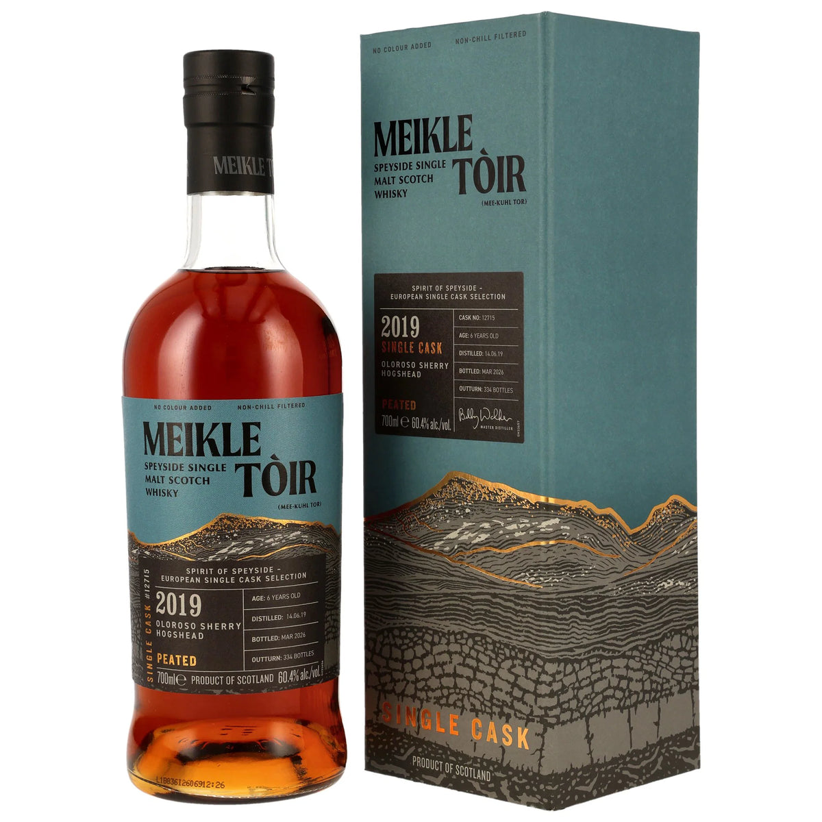 Meikle Toir 2019/2026 - 6 Jahre - Oloroso Sherry Cask - Fassnummer 12715