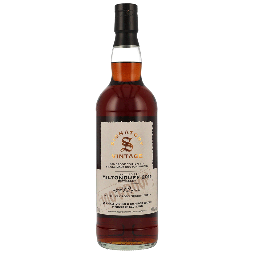 Miltonduff 2011/2024 - 12 Jahre - Signatory 100 PROOF Edition #14