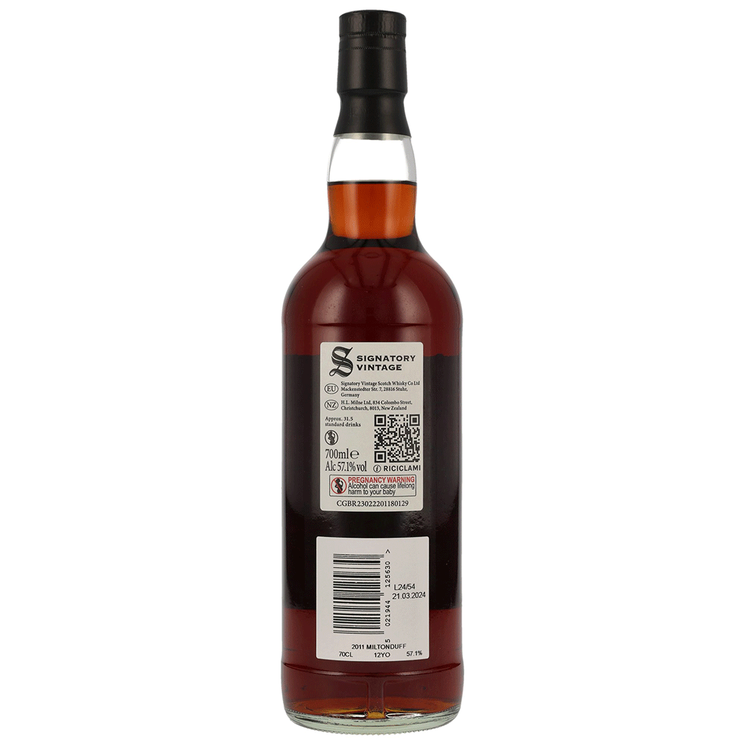 Miltonduff 2011/2024 - 12 Jahre - Signatory 100 PROOF Edition #14