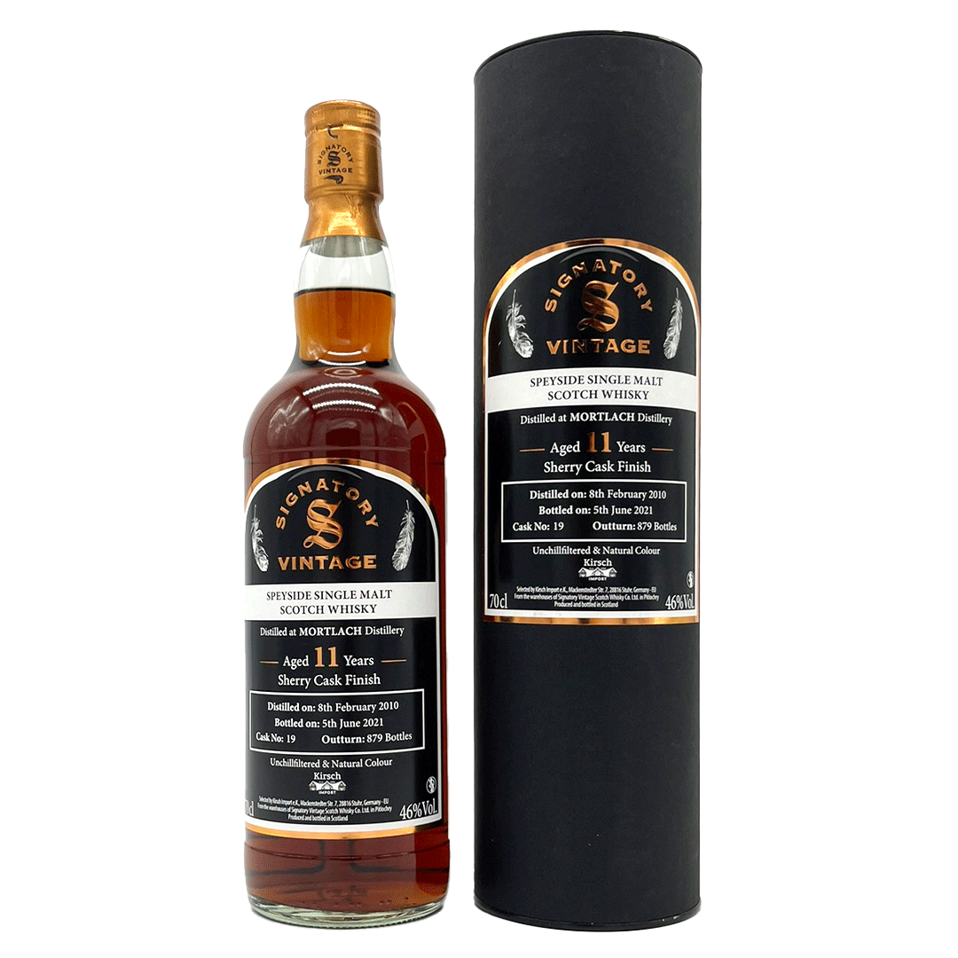Mortlach 2010/2021 - 11 Jahre - Sherry Cask Finish - Fassnummer 19 - Signatory Vintage