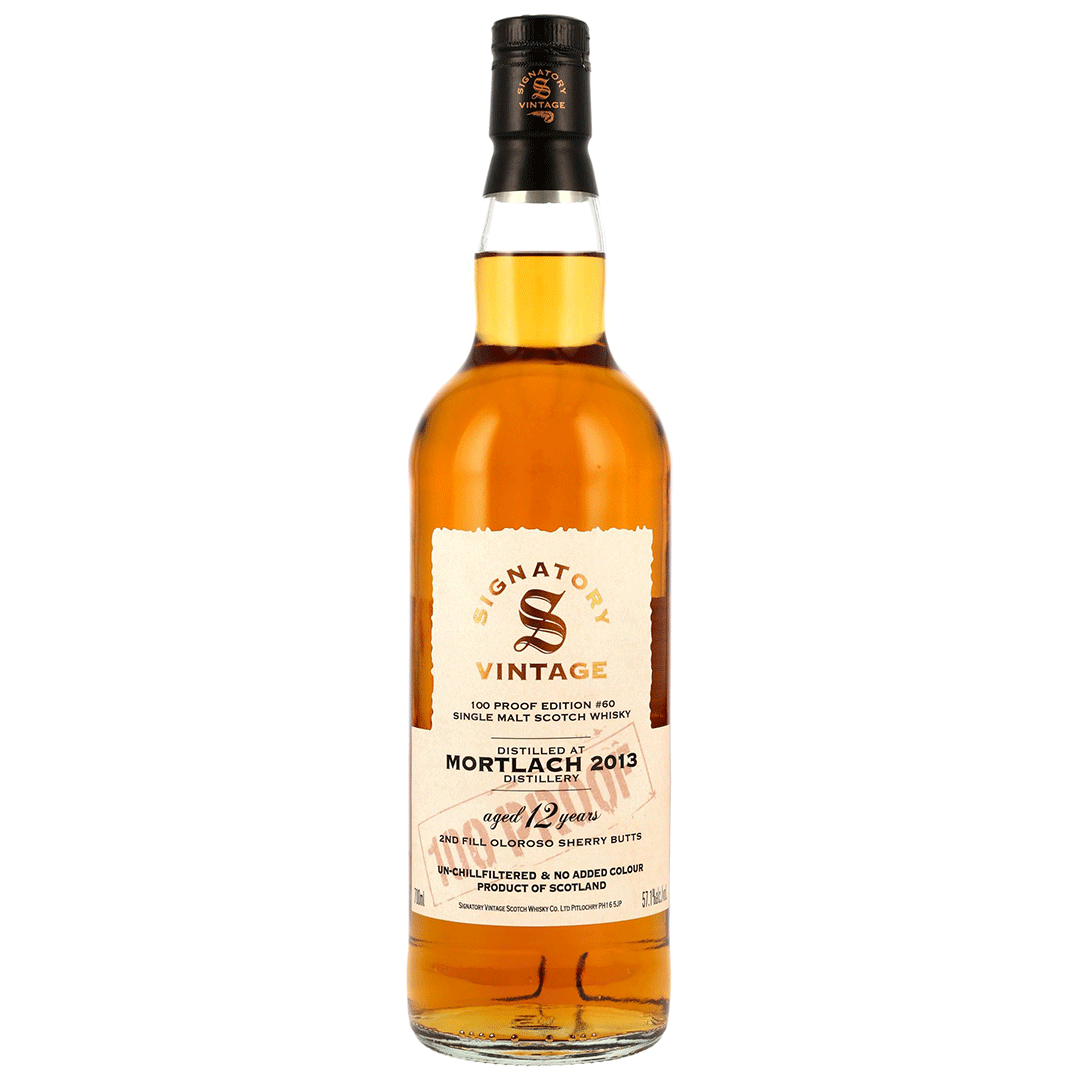 Mortlach 2013/2025 - 12 Jahre - Signatory 100 PROOF Edition #60