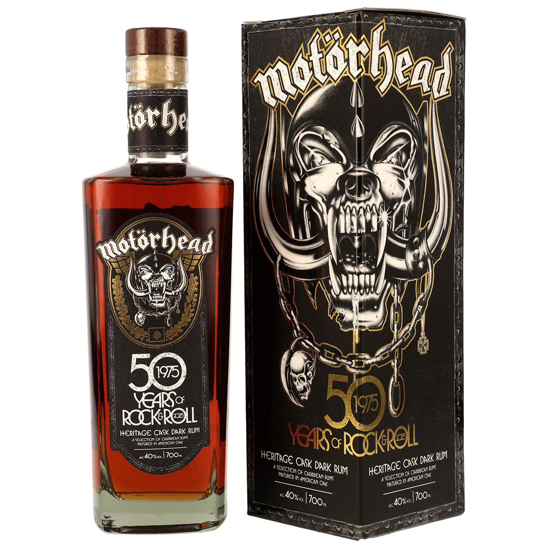 Motörhead 50 Years of Rock & Roll - Heritage Cask Dark Rum
