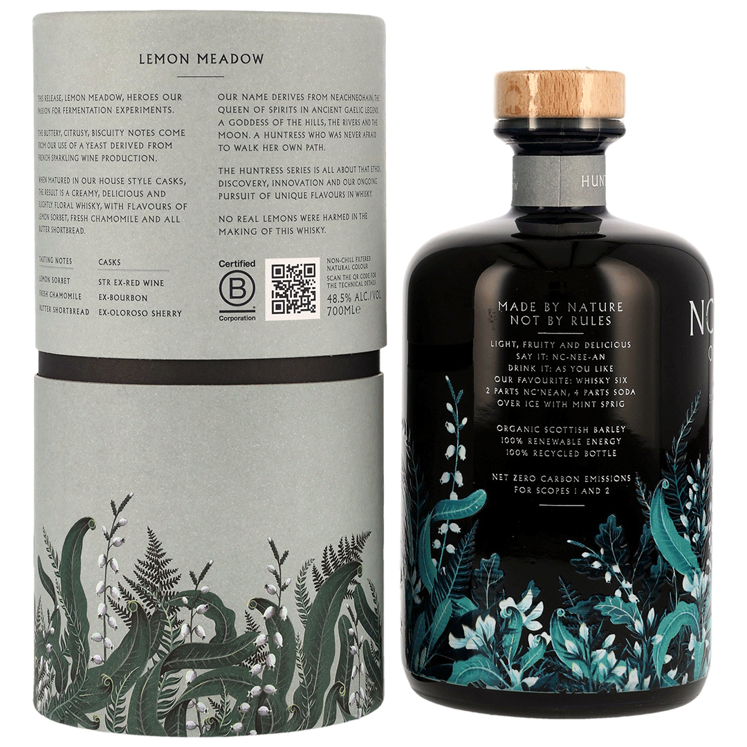 Nc'nean Organic Single Malt Whisky Huntress 2025 Lemon Meadow