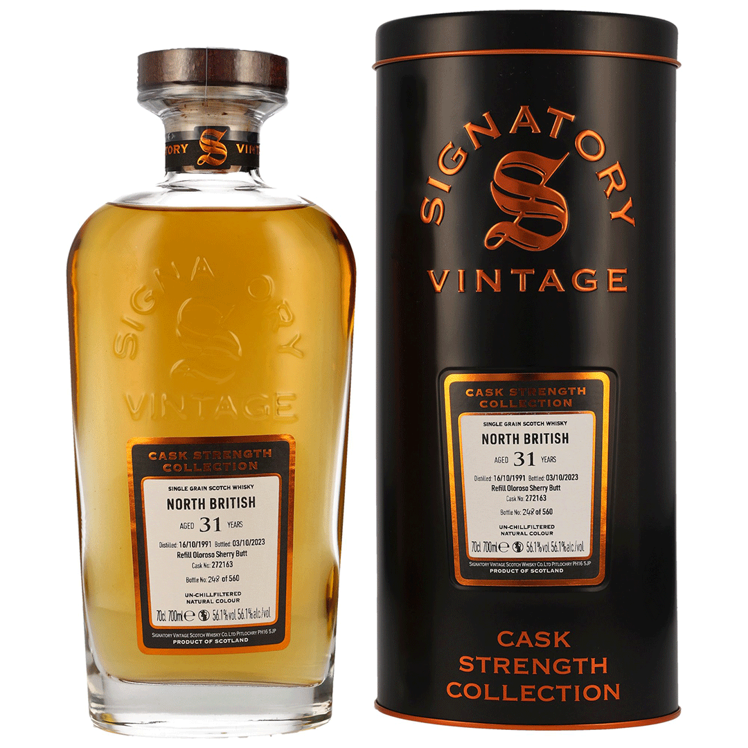 North British 1991/2023 - 31 Jahre - Cask Strength Collection - Fassnummer 272163 - Signatory Vintage