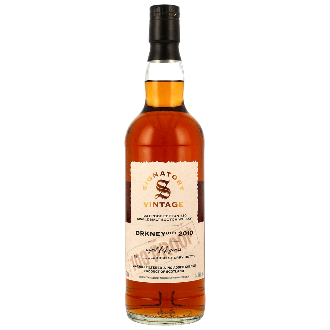 Orkney (HP) 2010/2024 - 14 Jahre - Signatory 100 PROOF Edition #30