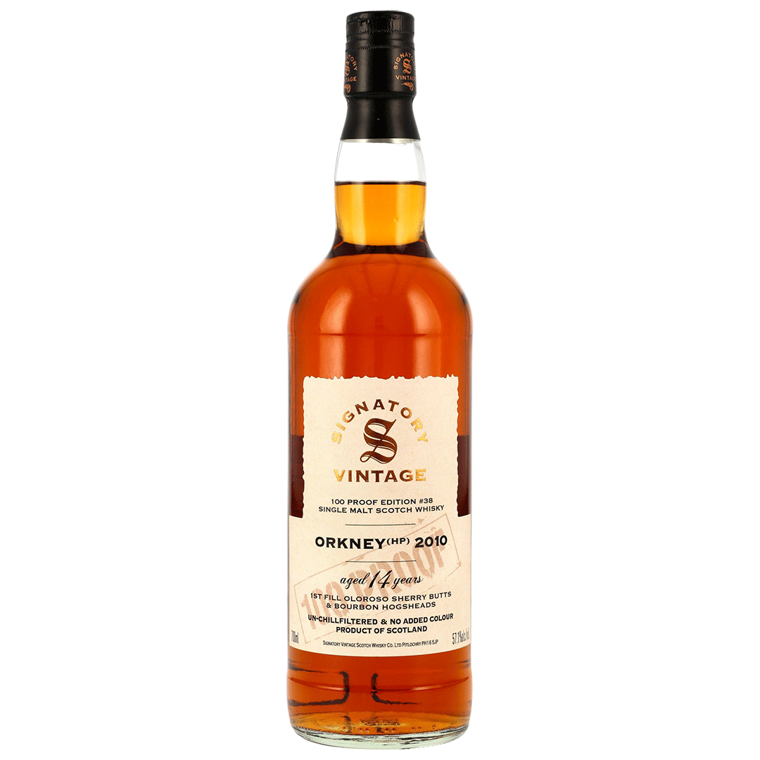 Orkney (HP) 2010/2025 - 14 Jahre - Signatory 100 PROOF Edition #38