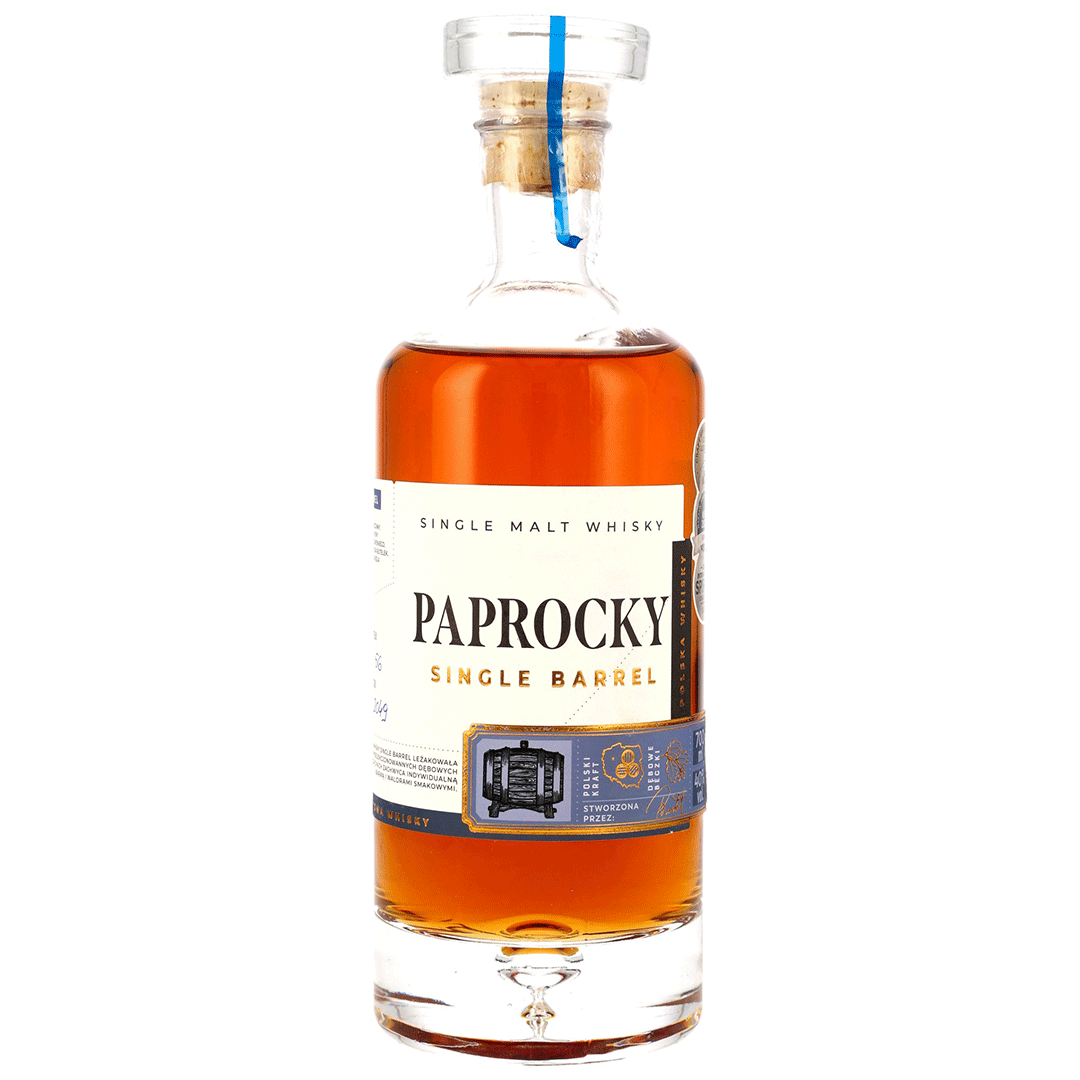 Paprocky Single Malt Whisky - Single Barrel - Fassnummer 2049 - Polska Whisky
