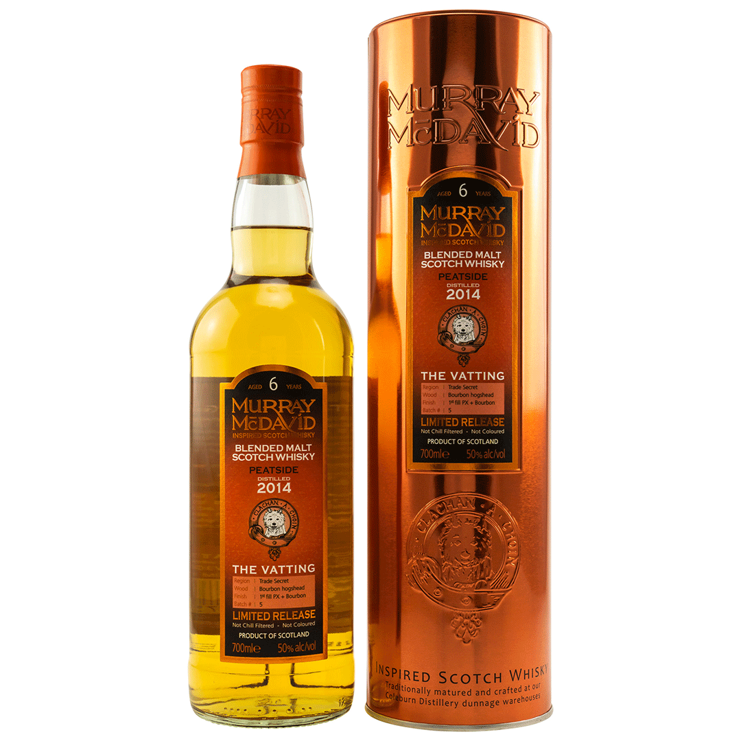 Peatside 6 Jahre - The Vatting - 1st Fill PX & Bourbon Casks - Murray McDavid