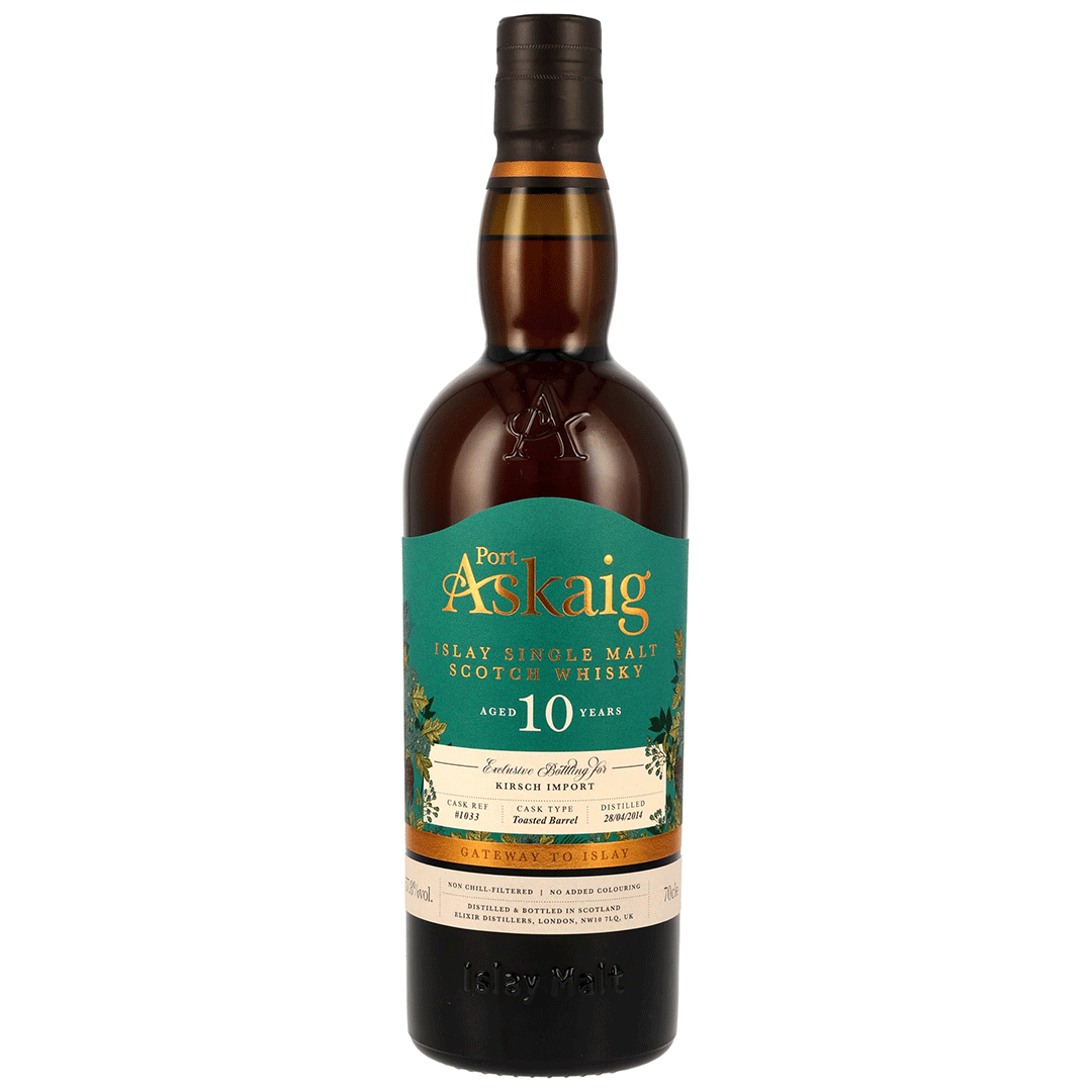 Port Askaig 2014/2025 - 10 Jahre - Toasted Barrel - Fassnummer 1033