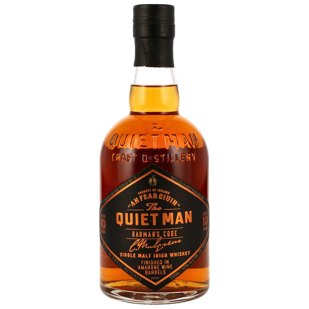Quiet Man Barman`s Code - 10 Jahre - Amarone Wine Barrels Finish