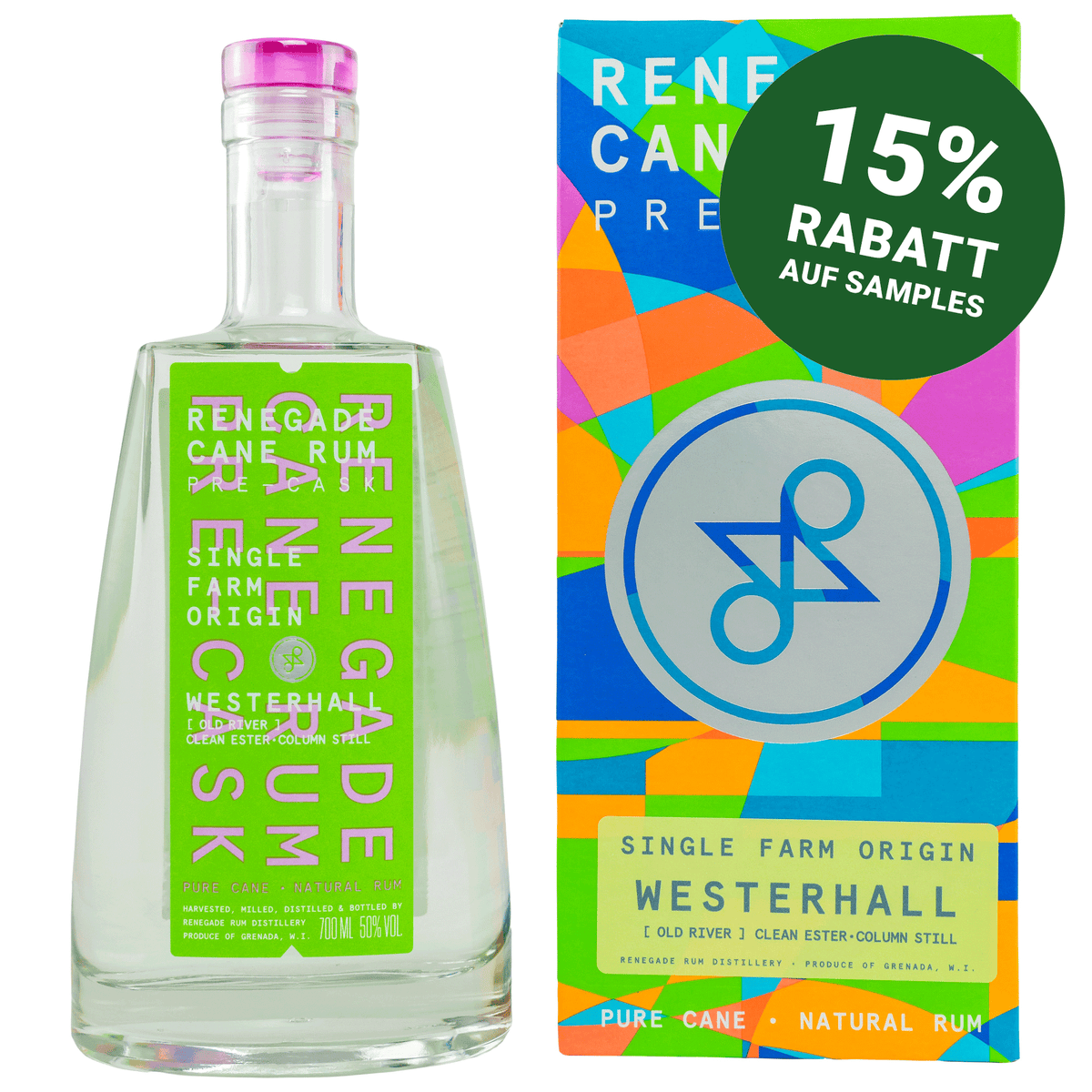 Renegade Rum - Westerhall Column Still Rum - 1st Release