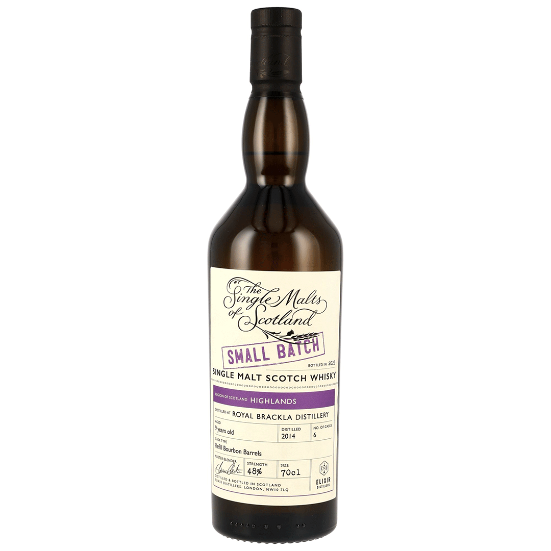 Royal Brackla 2014/2023 - 9 Jahre - Refill Bourbon Barrels - Small Batch- The Single Malts of Scotland