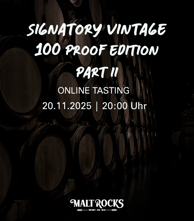 Signatory 100 PROOF Edition Tasting - Part II - Online Tasting am 20.11.2025