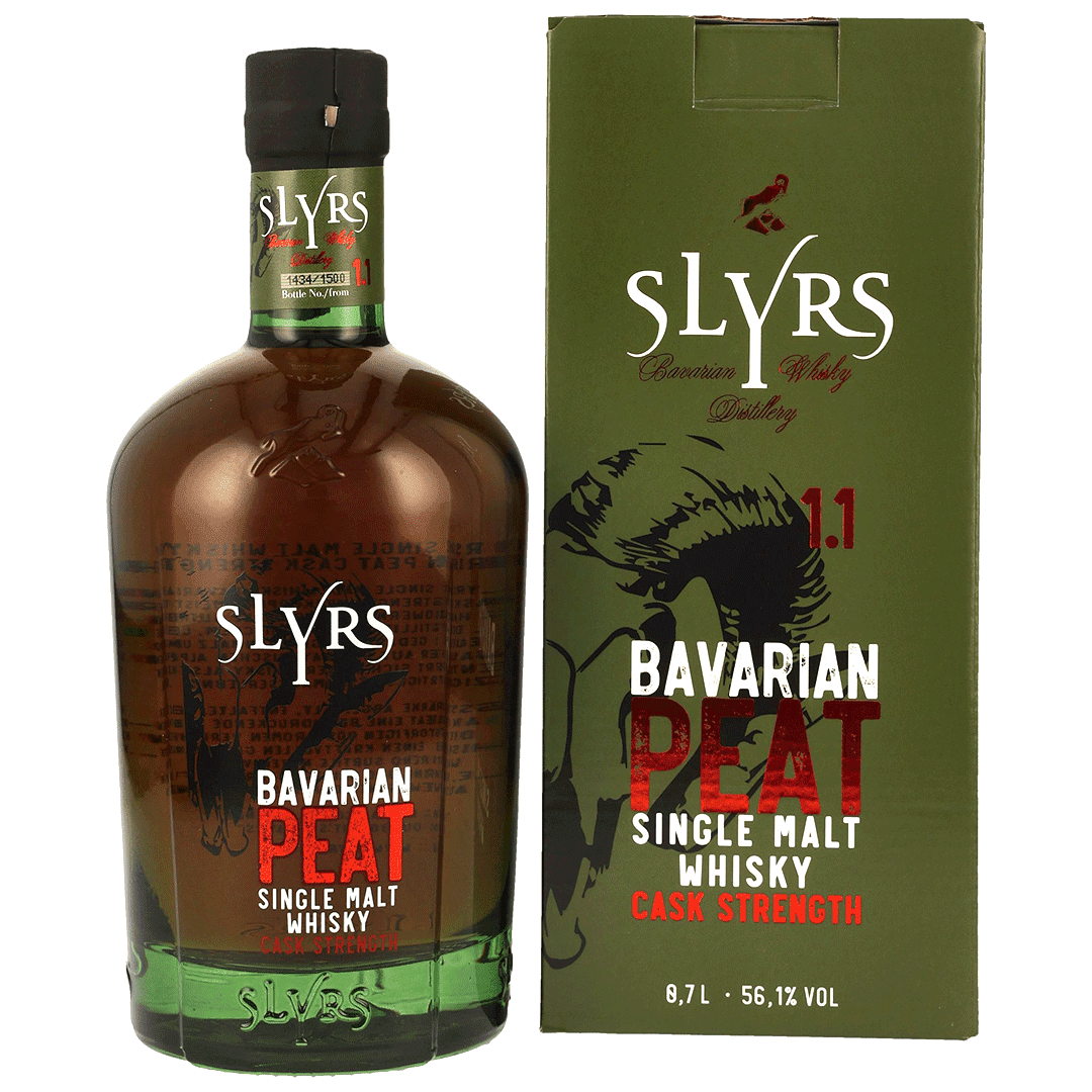 Slyrs Single Malt Bavarian PEAT Cask Strength 1.1