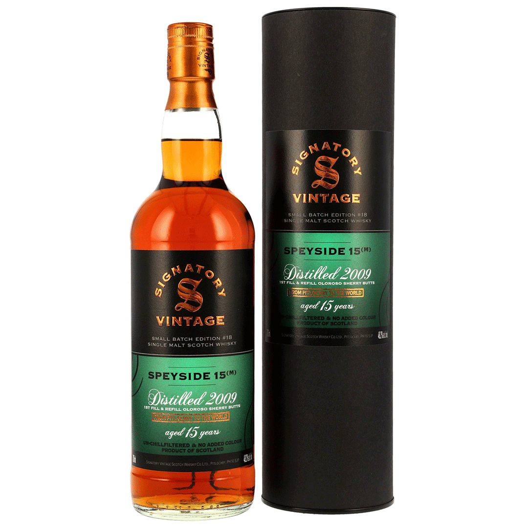 Speyside (M) 2009/2025 - 15 Jahre - Signatory Small Batch Edition #18