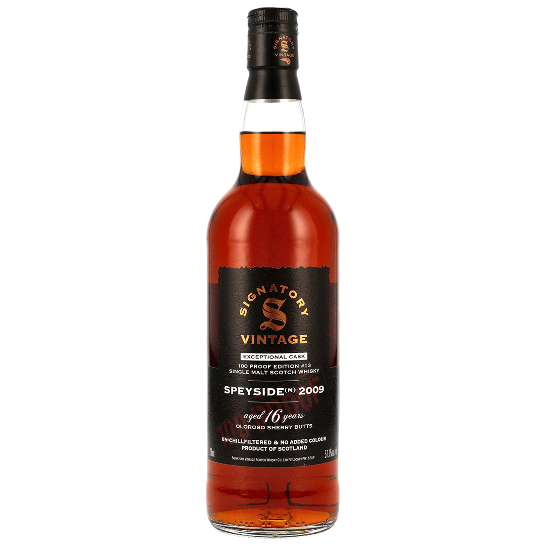 Speyside (M) 2009/2025 - 16 Jahre - Oloroso Sherry Butts - Signatory 100 PROOF Exceptional Cask Edition #13