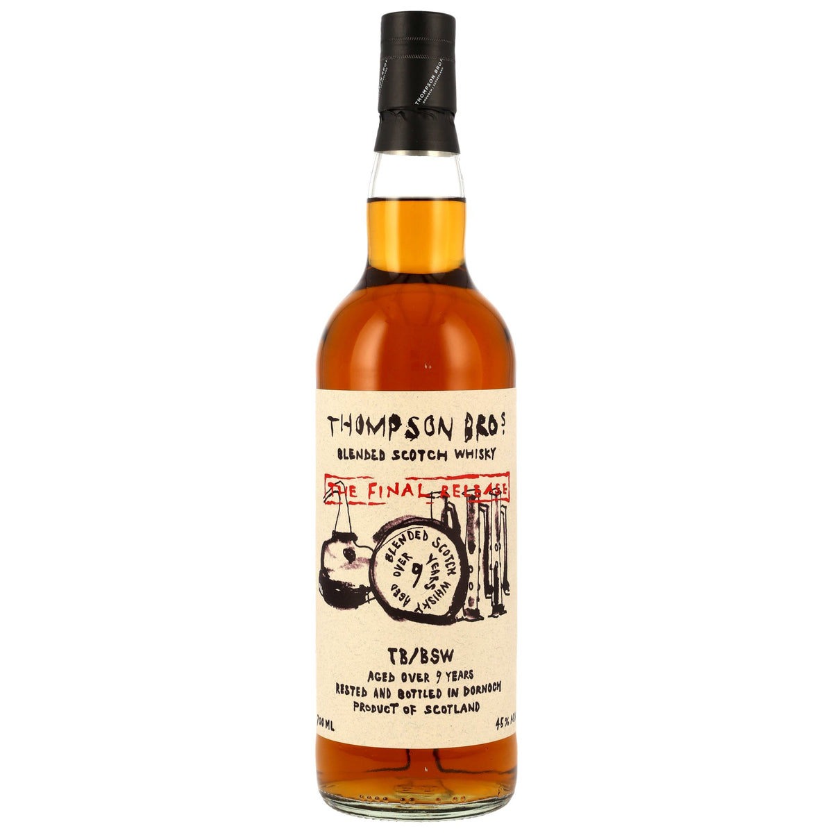 TB/BSW Blended Scotch Whisky - 9 Jahre - Final Release - Thompson Bros.