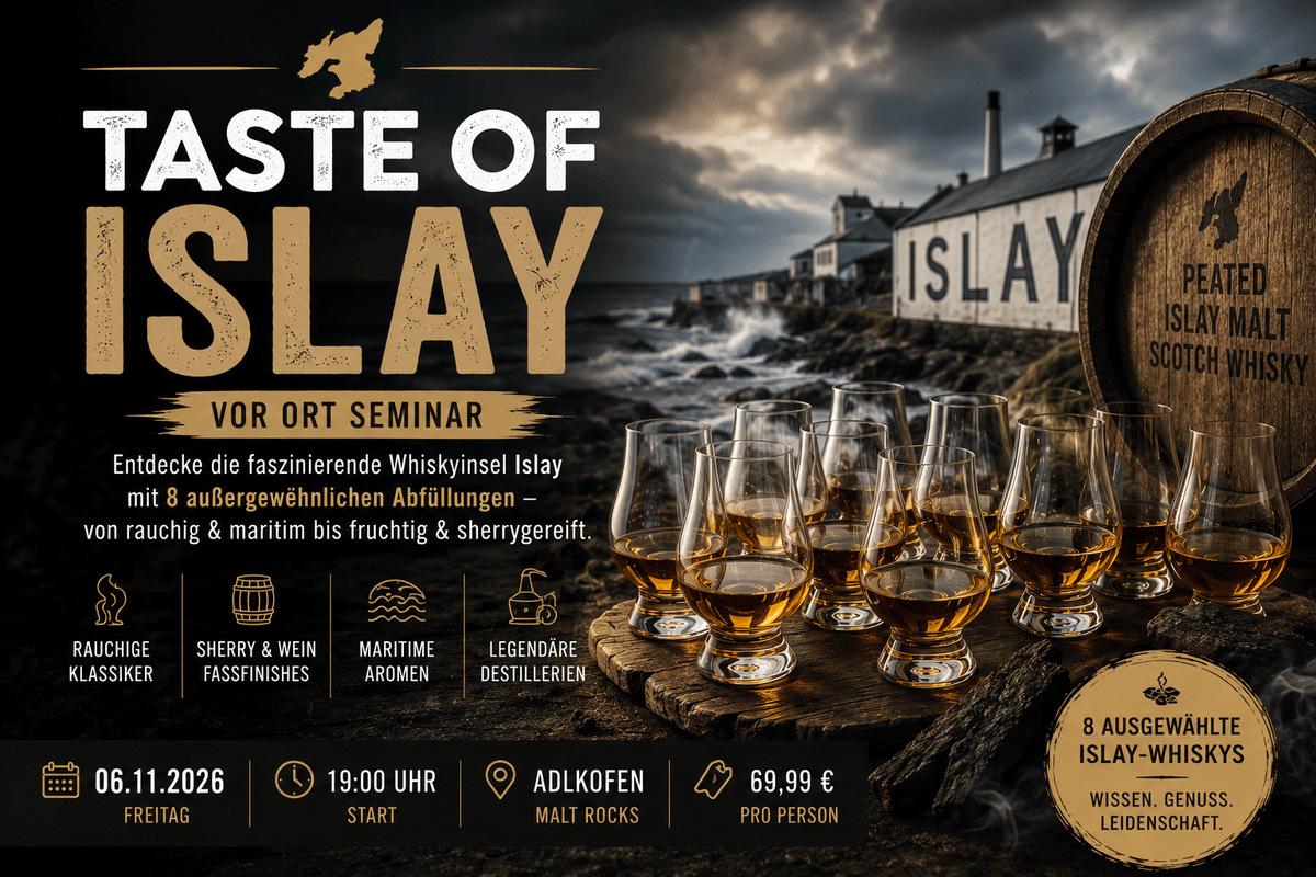 Taste of Islay - vor Ort Seminar am 06.11.2026