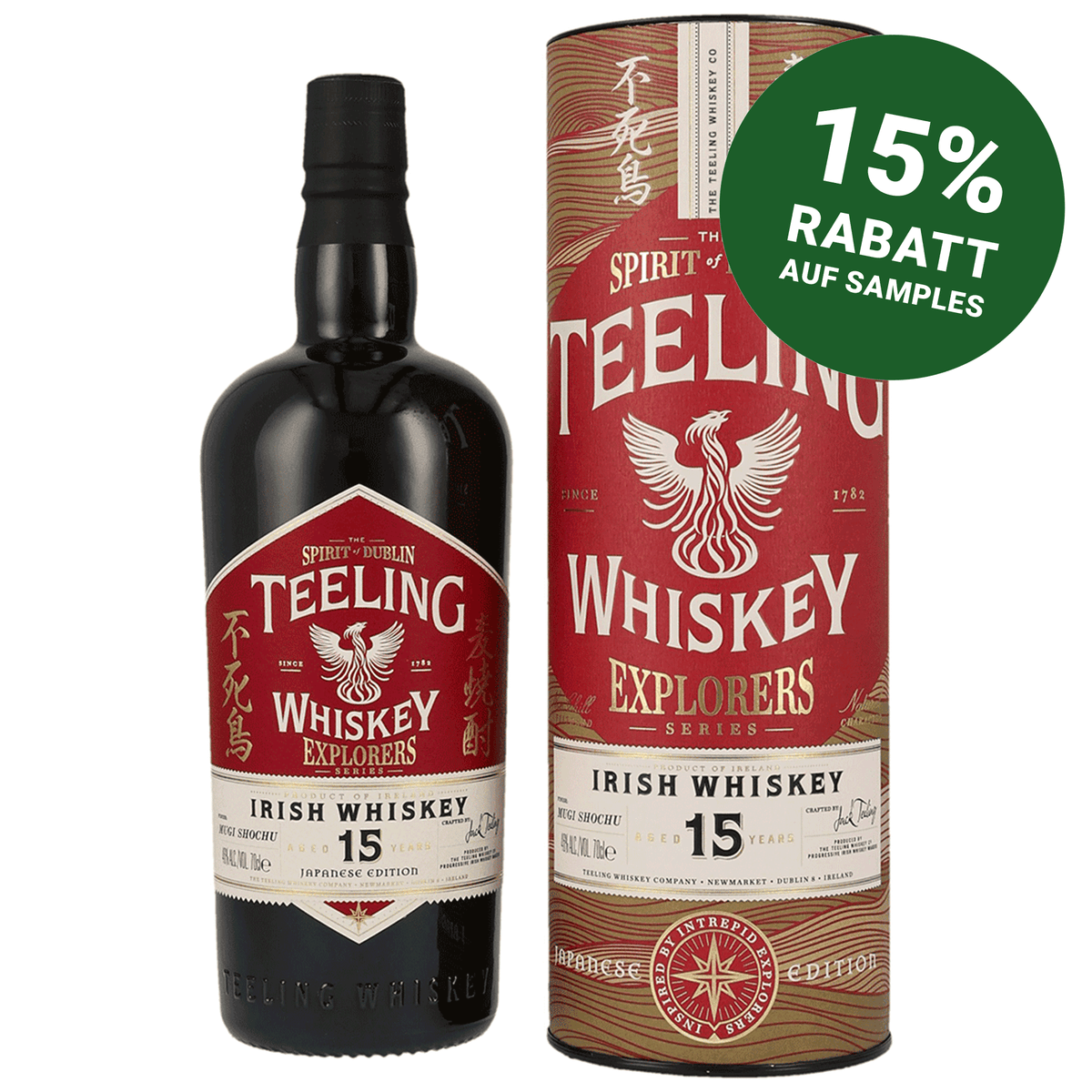 Teeling 15 Jahre - Explorers Series - Mugi Shochu Finish