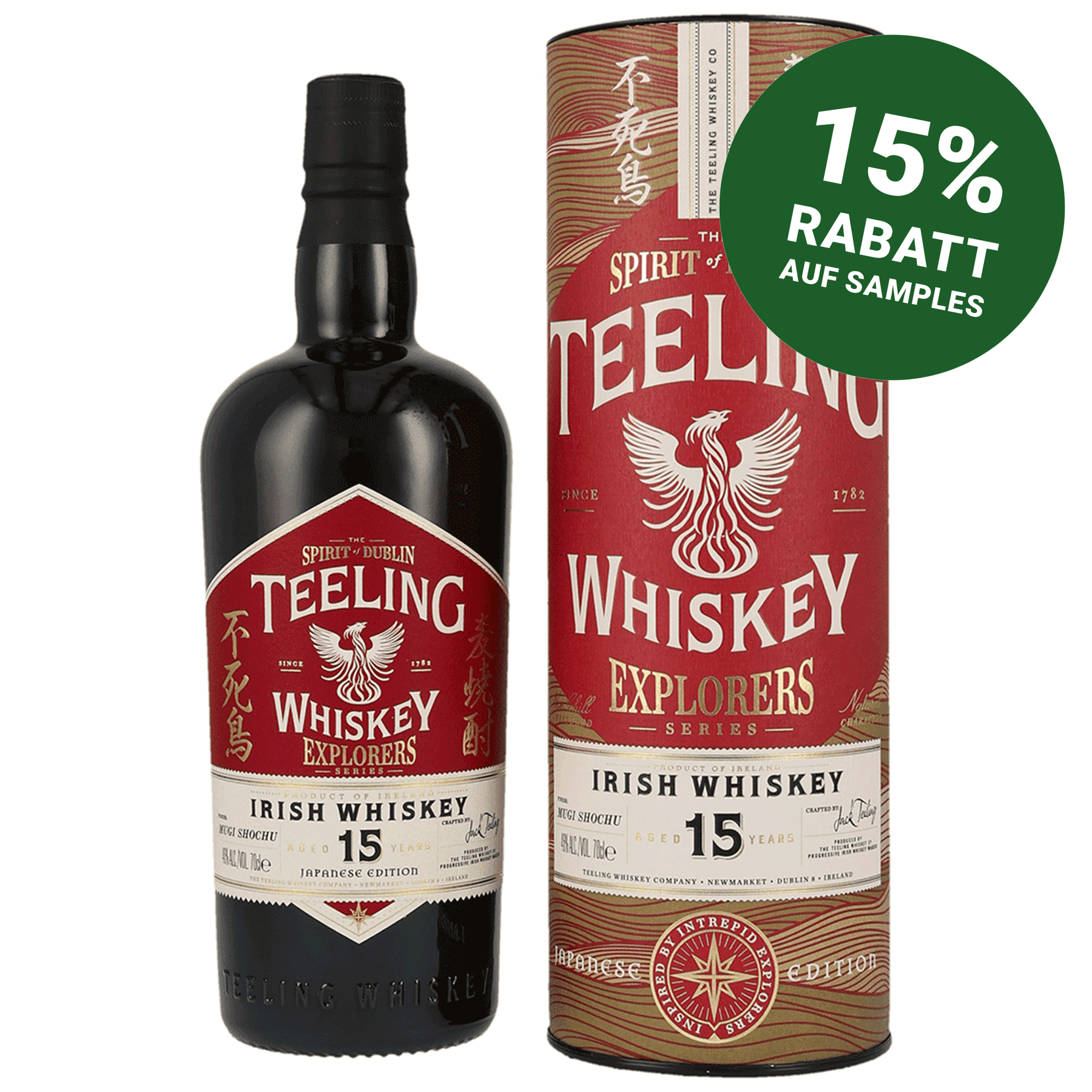 Teeling 15 Jahre - Explorers Series - Mugi Shochu Finish