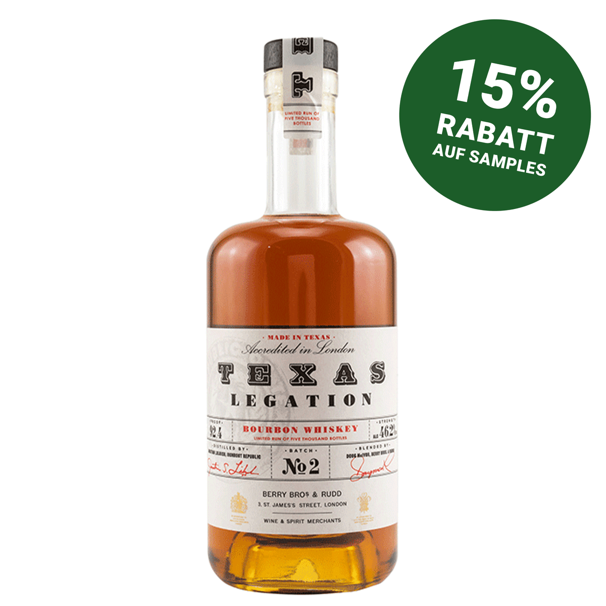 Texas Legation Batch 2 - Bourbon Whiskey - Berry Bros and Rudd