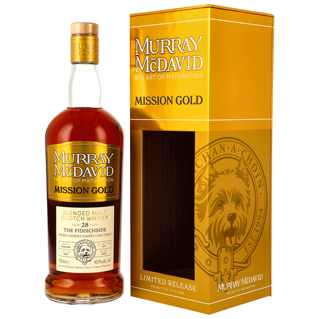 The Fiddichside 1997/2025 - 28 Jahre - Blended Malt - PX Sherry Cask Finish - Murray McDavid