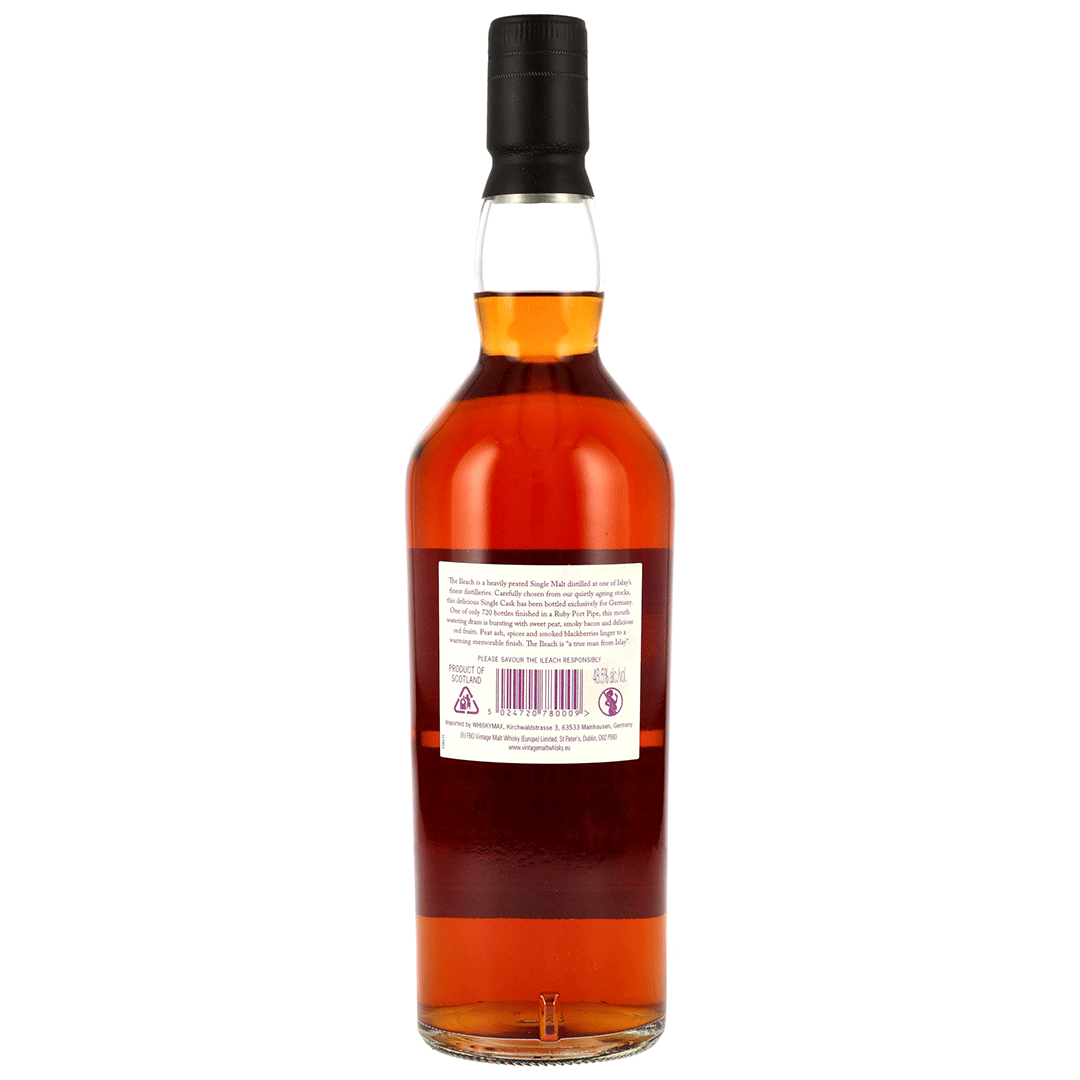 The Ileach Peated Islay Malt - Ruby Port Single Cask Finish - Fassnummer 25/0032