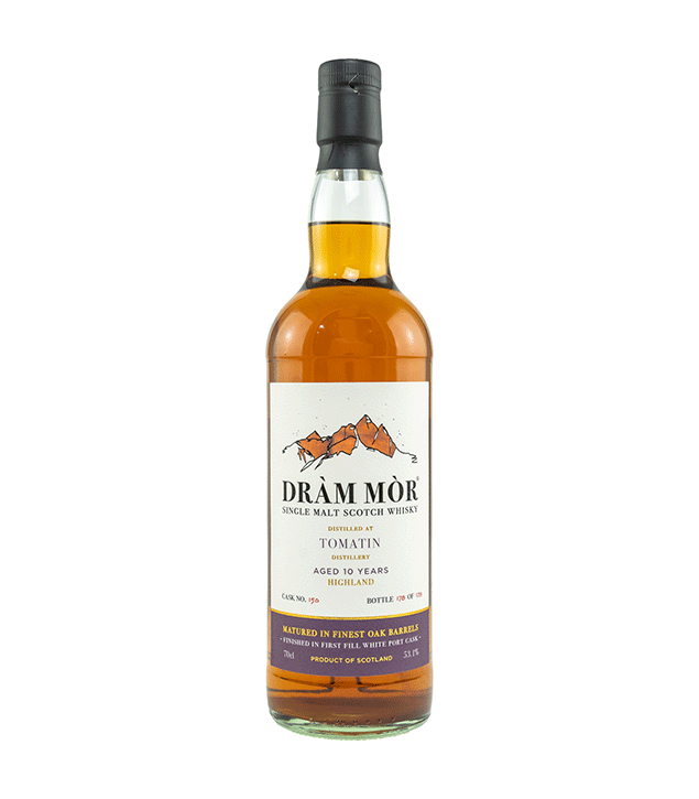 Tomatin 10 Jahre - White Port Cask Finish - Fassnummer 150 - Dram Mor