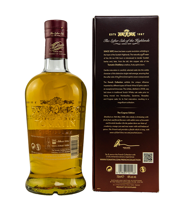 Tomatin 2008/2021 - 12 Jahre - Cognac Edition