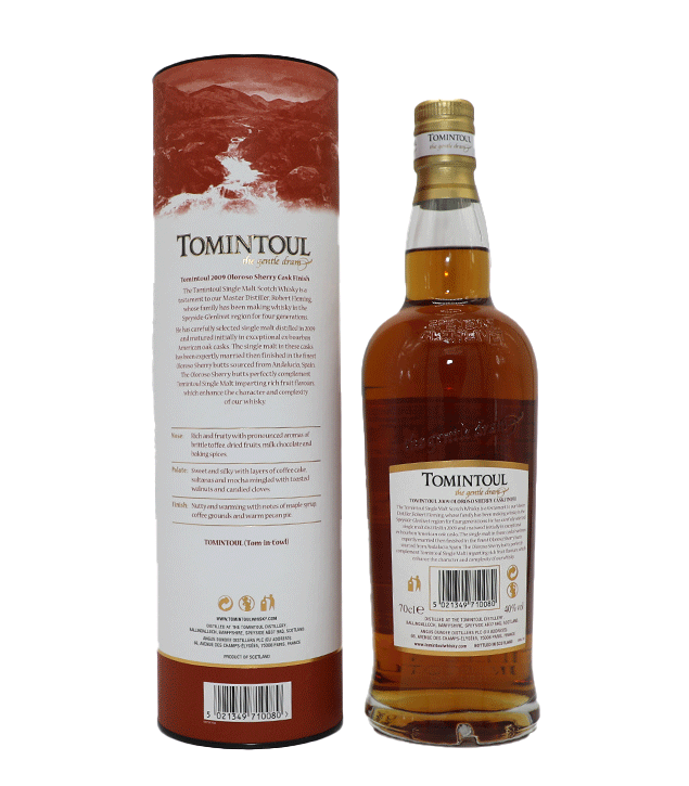 Tomintoul 2009/2021 - 12 Jahre - Oloroso Sherry Cask Finish