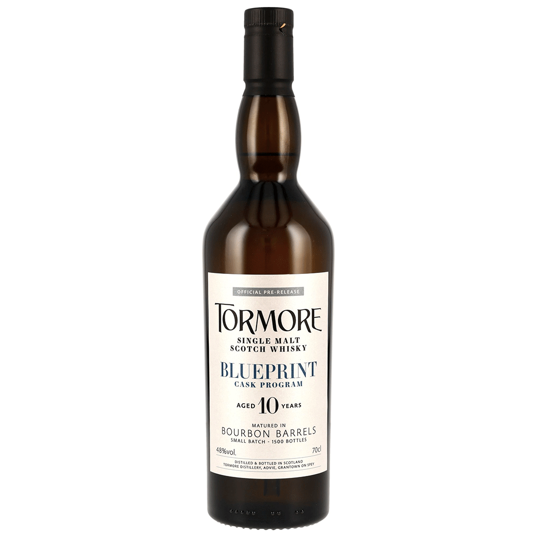 Tormore 10 Jahre - Bourbon Barrels - Blueprint Cask Program