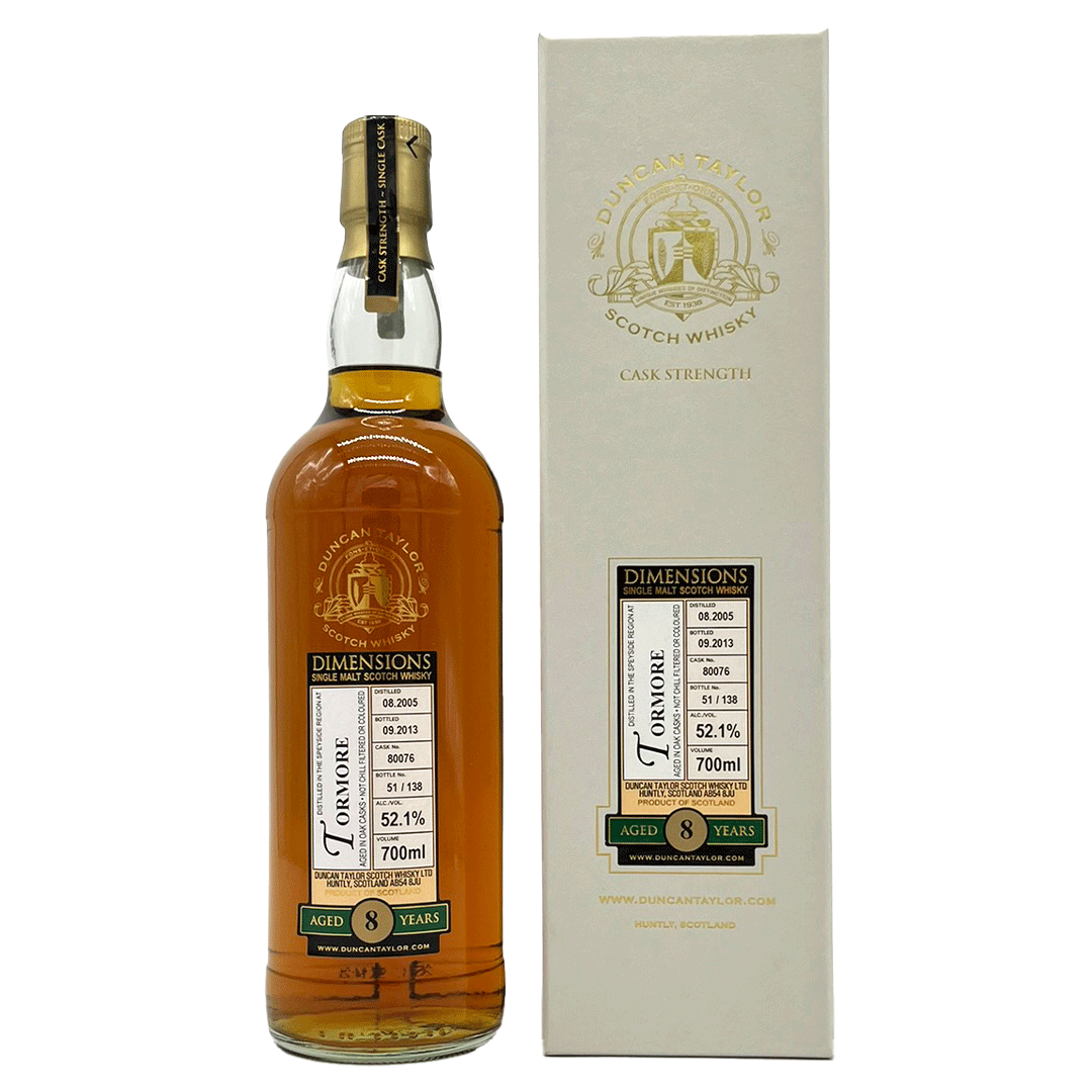 Tormore 2005/2013 - Fassnummer 80076 - Dimensions - Duncan Taylor