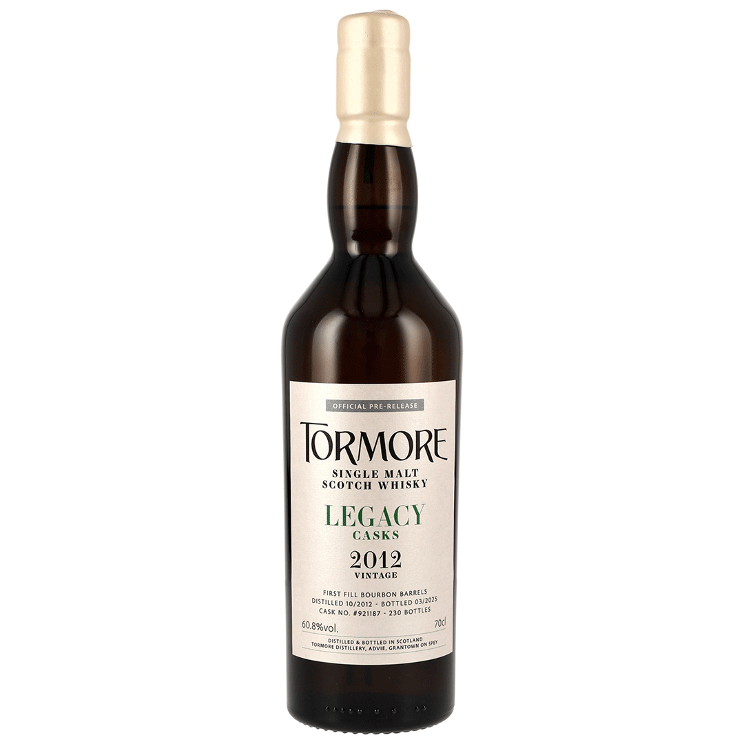 Tormore 2012/2025 - 12 Jahre - 1st Fill Bourbon Barrels - Fassnummer 921187 - Legacy Casks