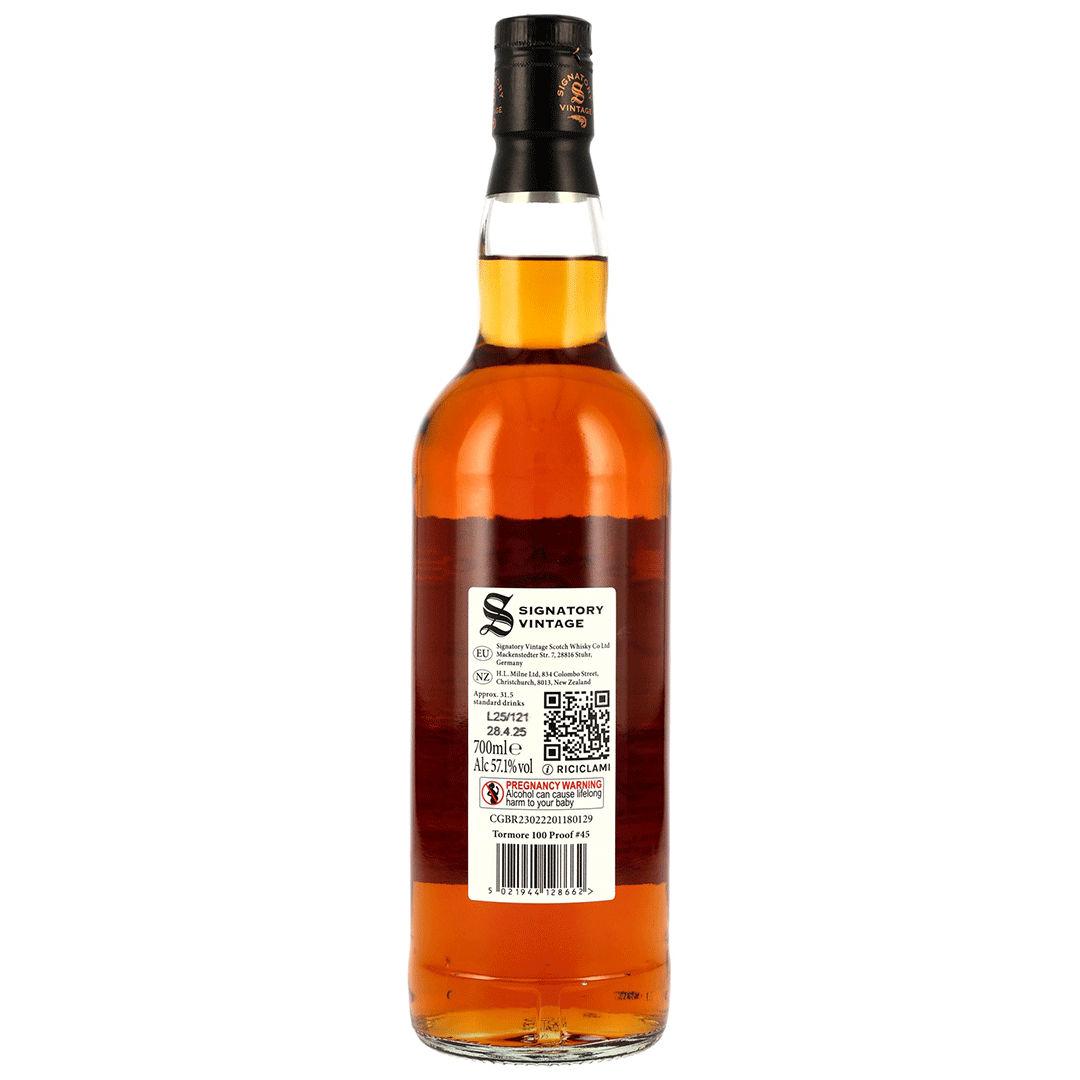 Tormore 2015/2025 - 9 Jahre - Signatory 100 PROOF Edition #45