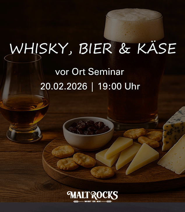 Whisky, Bier und Käse - vor Ort Seminar am 20.02.2026