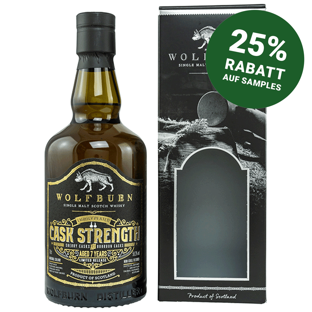 Wolfburn Father's Day Edition 2022 - Cask Strength 7 Jahre