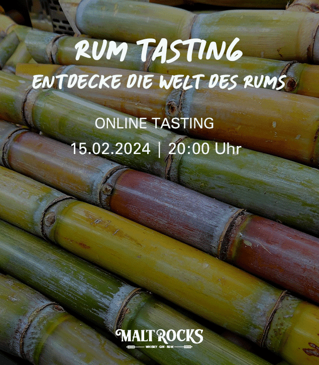 Rumtasting - Entdecke die Welt des Rums - online Tasting am 15.02.2024