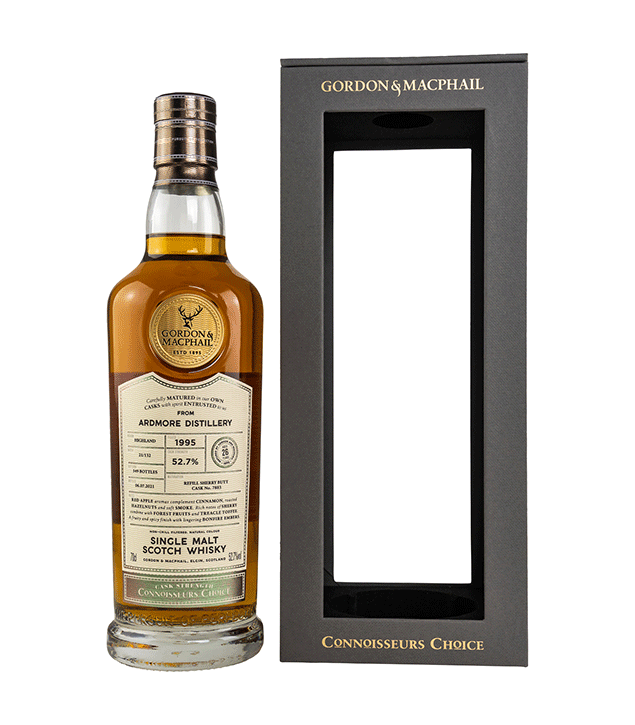 Ardmore 1995/2021 - Connoisseurs Choice - Cask Strength - Fassnummer 7883 - Gordon & MacPhail