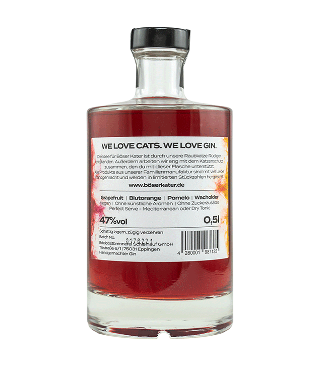 Böser Kater Magic Grapefruit Gin (Farbwechsel)