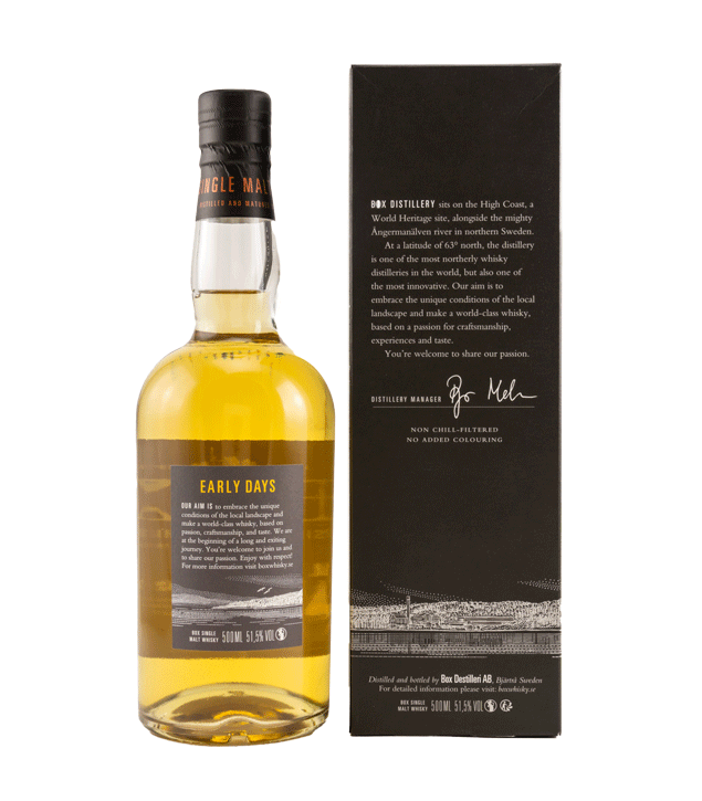 Box Single Malt Whisky Early Days - Batch 002
