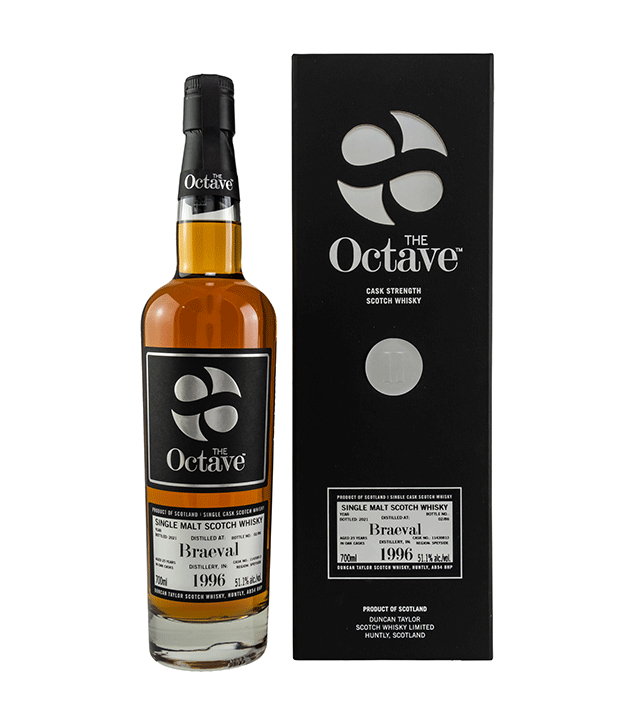 Braeval 1996/2021 - 25 Jahre - Fassnummer 11430813 - Octave Premium (Duncan Taylor)